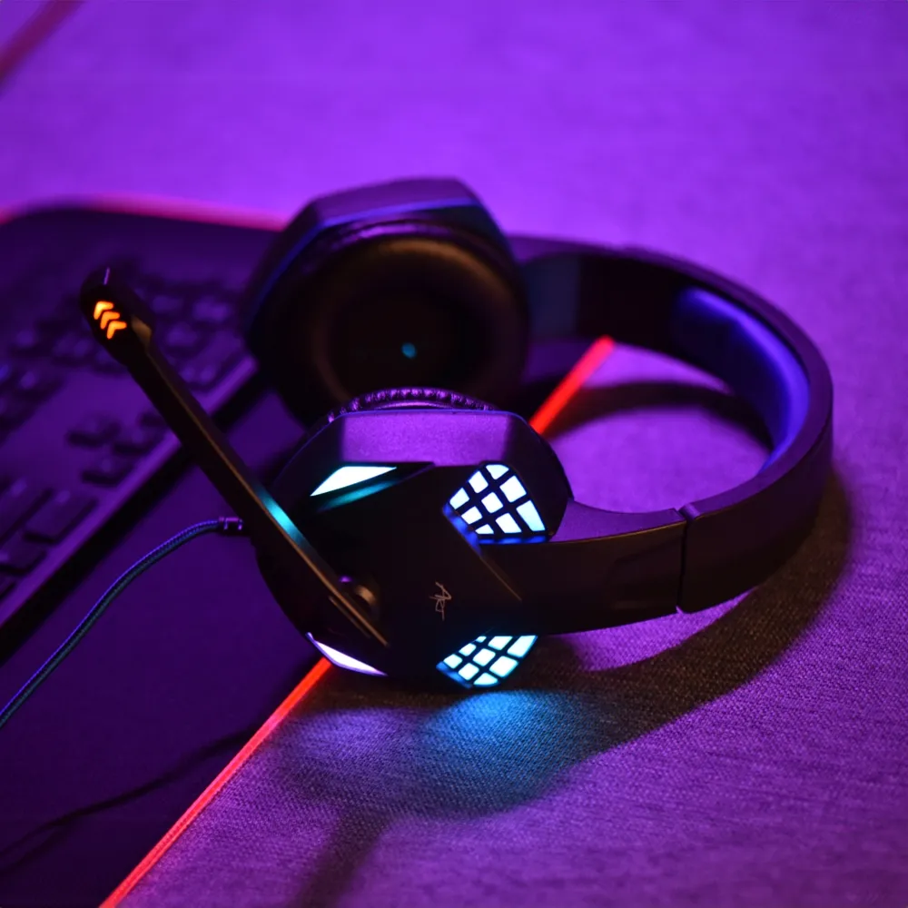 Headphones gaming with microphone ART G11 with light - Image 41