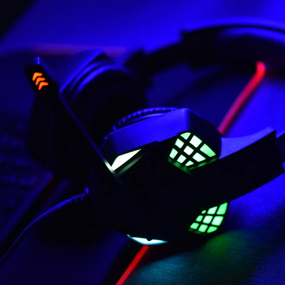 Headphones gaming with microphone ART G11 with light - Image 37