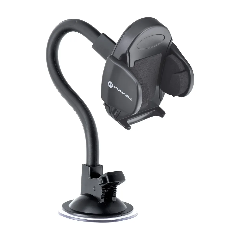 Forcell F-Grip Oval 27 cm-es autótelefon-tartó szélvédőre / műszerfalra / szellőzőnyílásra, fekete - Image 22