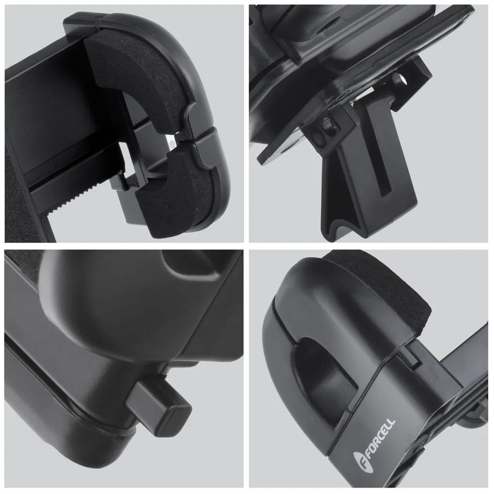 Forcell F-Grip Regular autós telefontartó, 27 cm, szélvédőre / műszerfalra / szellőzőnyílásra rögzíthető, fekete - Image 28
