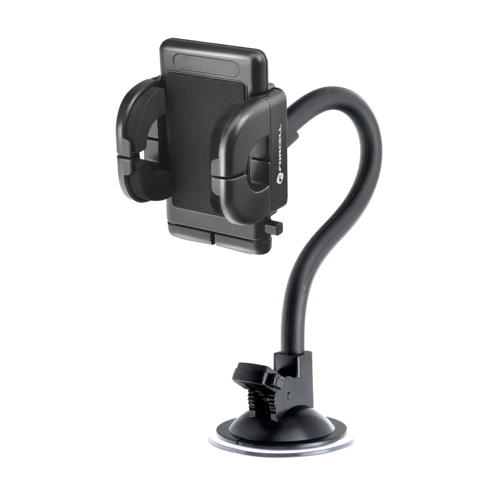 Forcell F-Grip Regular autós telefontartó, 27 cm, szélvédőre / műszerfalra / szellőzőnyílásra rögzíthető, fekete - Image 33