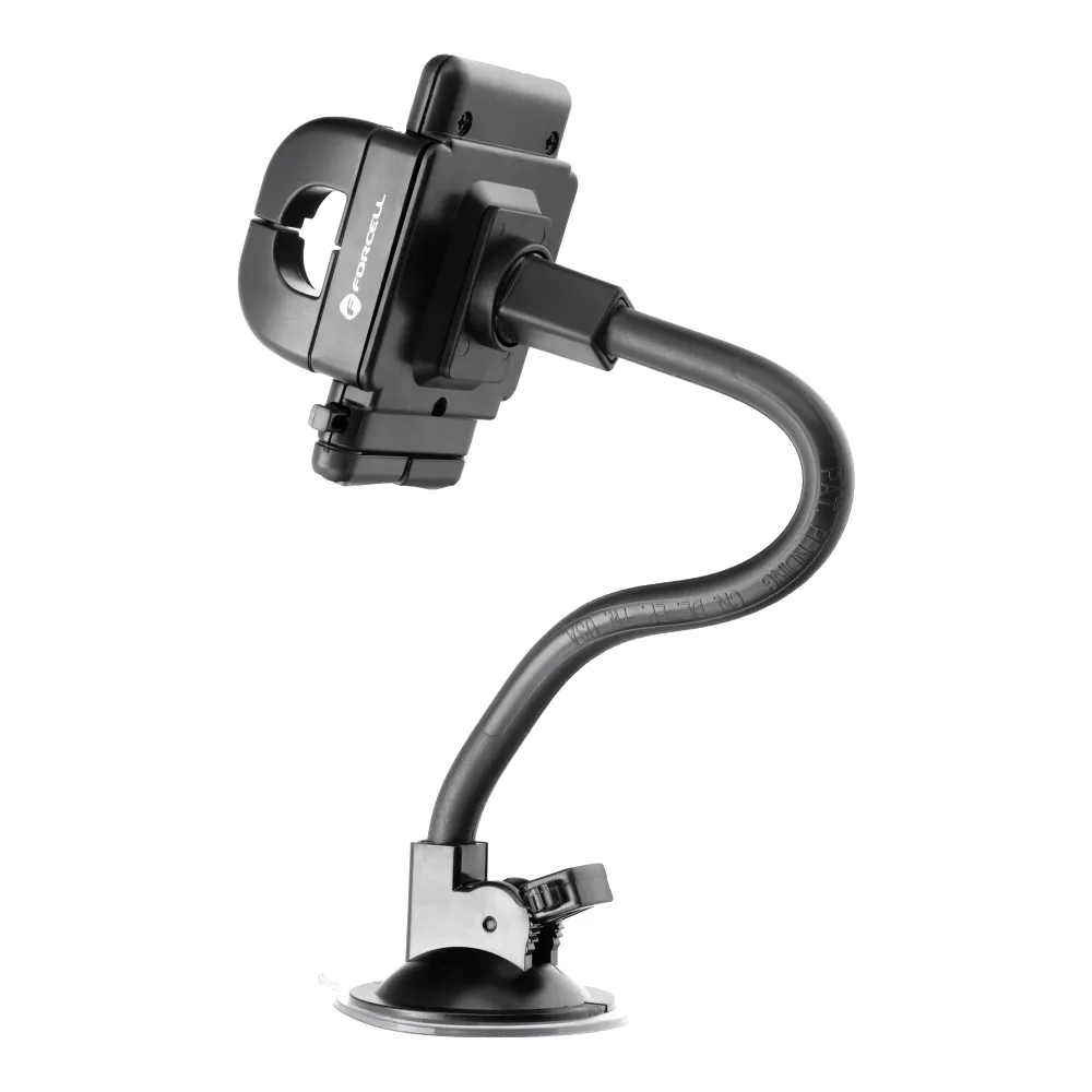 Forcell F-Grip Regular autós telefontartó, 27 cm, szélvédőre / műszerfalra / szellőzőnyílásra rögzíthető, fekete - Image 19