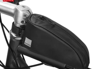 SAHOO bike bag on the bicycle frame with zip waterproof 0,3L 122051 black