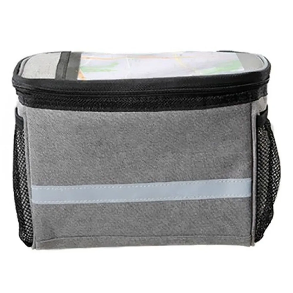 SAHOO bike bag on wheel with zip thermoactive 11002-sa gray - Image 8