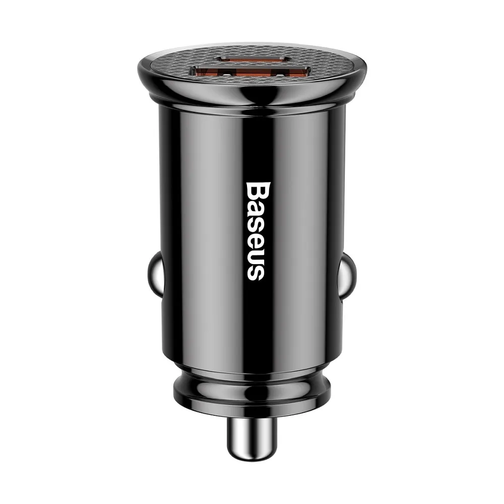 BASEUS car charger USB A + Type C PD3.0 QC4.0 5A 30W CCALL-YS01 black - Image 3