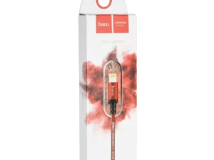 HOCO cable USB A to Lightning X14 1 m black red