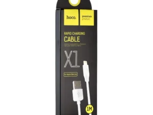 Hoco USB-A–Lightning kábel, 2,1 A, 1 m, 1 db, fehér