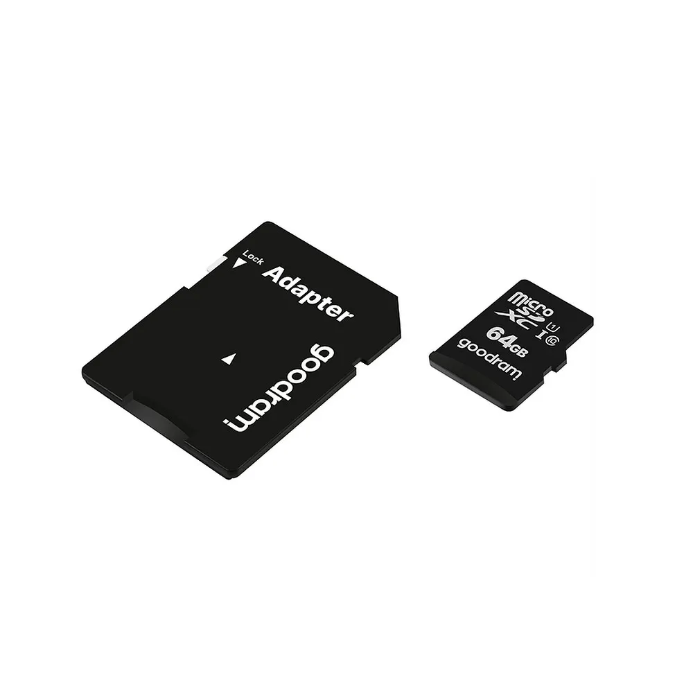 GOODRAM memory card microSD 64GB 100MB/s class 10 UHS I with adapter SD - Image 3