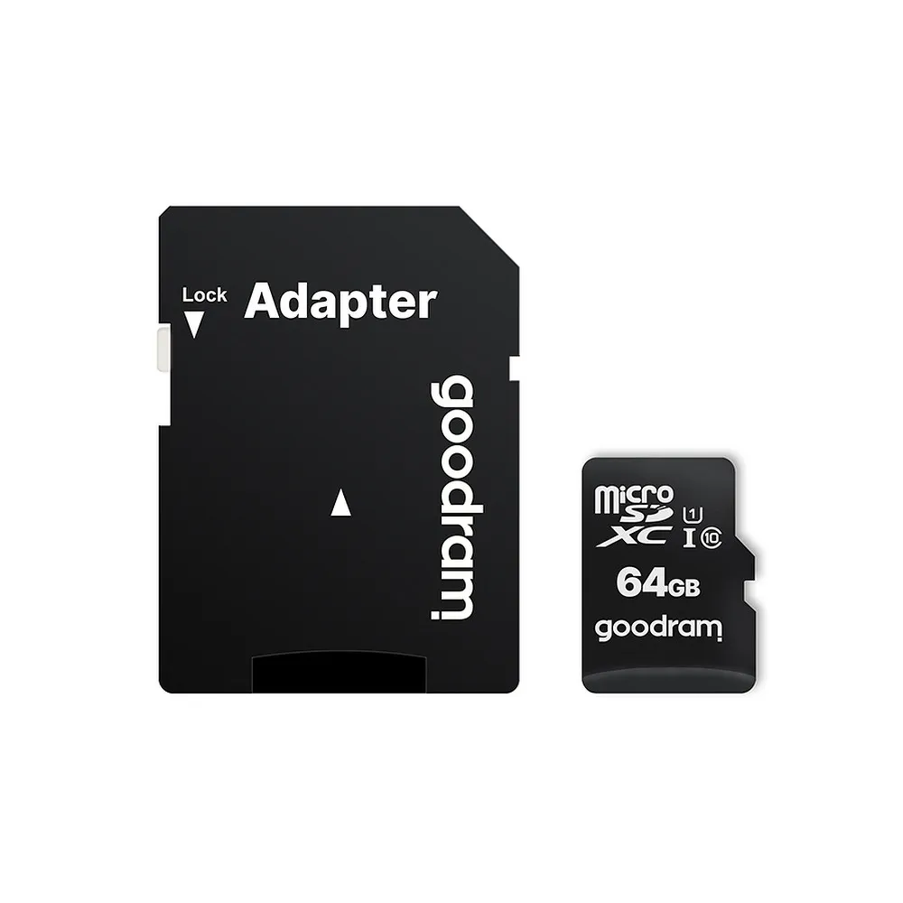 GOODRAM memory card microSD 64GB 100MB/s class 10 UHS I with adapter SD - Image 2