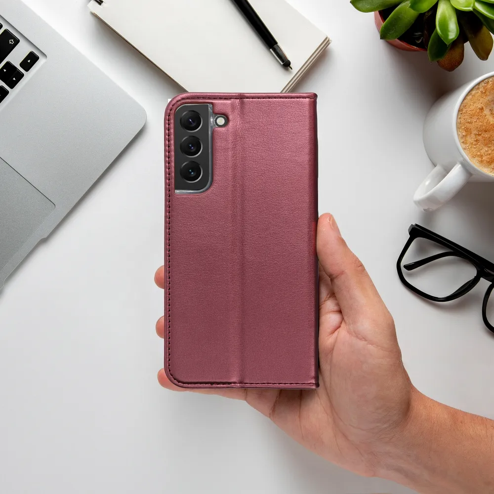SMART MAGNETO Book case for SAMSUNG A16 burgundy - Image 6