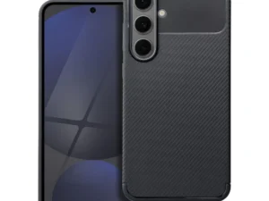 Case CARBON PREMIUM for SAMSUNG S24 FE black