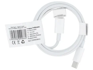Cable Type C to Type C PD 2A 40W C976 1 m white