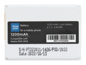 BLUE STAR battery for NOKIA 3310 / 3510 1200 mAh