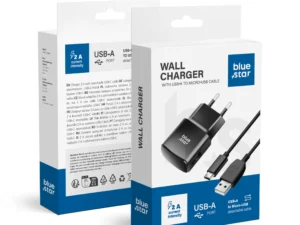 BLUE STAR travel charger 2A 10W USB A + cable USB A to Micro USB TFK-TC-1100B black