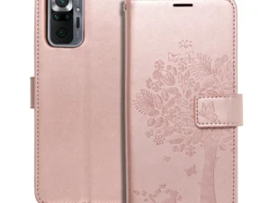 MEZZO Book case for XIAOMI Redmi Note 10 Pro tree rose gold