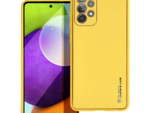 LEATHER case for SAMSUNG A52 5G / A52 LTE ( 4G ) / A52S yellow