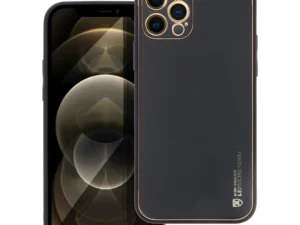 LEATHER case for IPHONE 12 Pro black