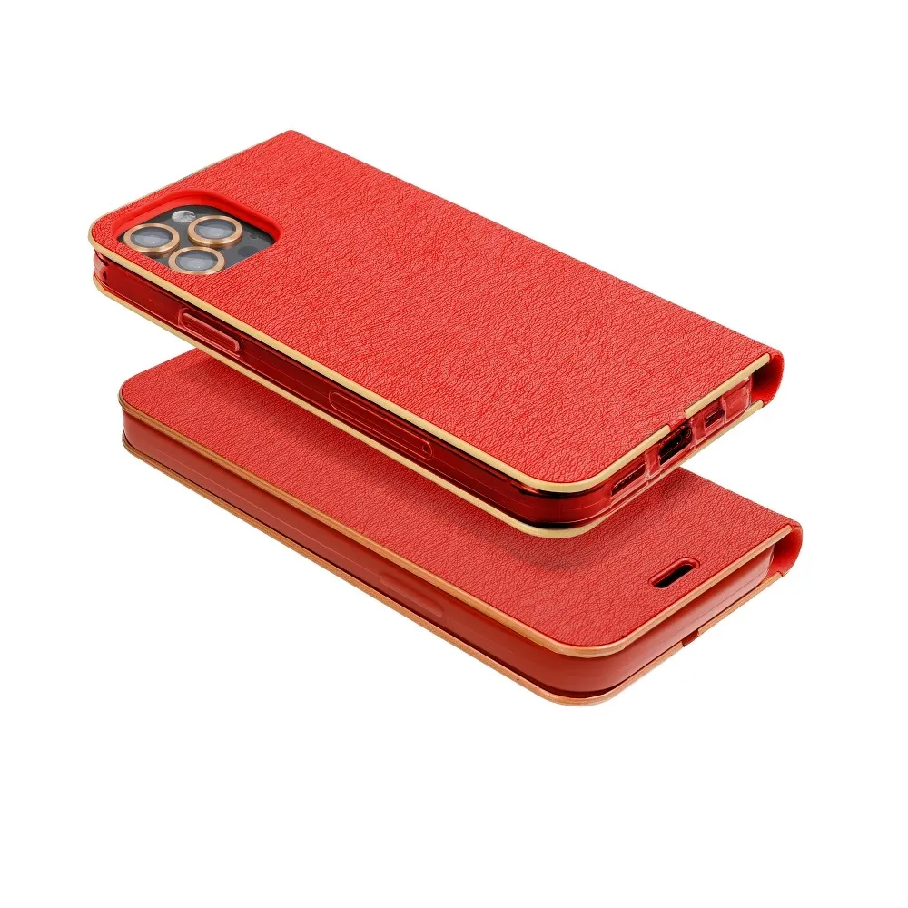 LUNA Book Gold for SAMSUNG S21 FE red - Image 8