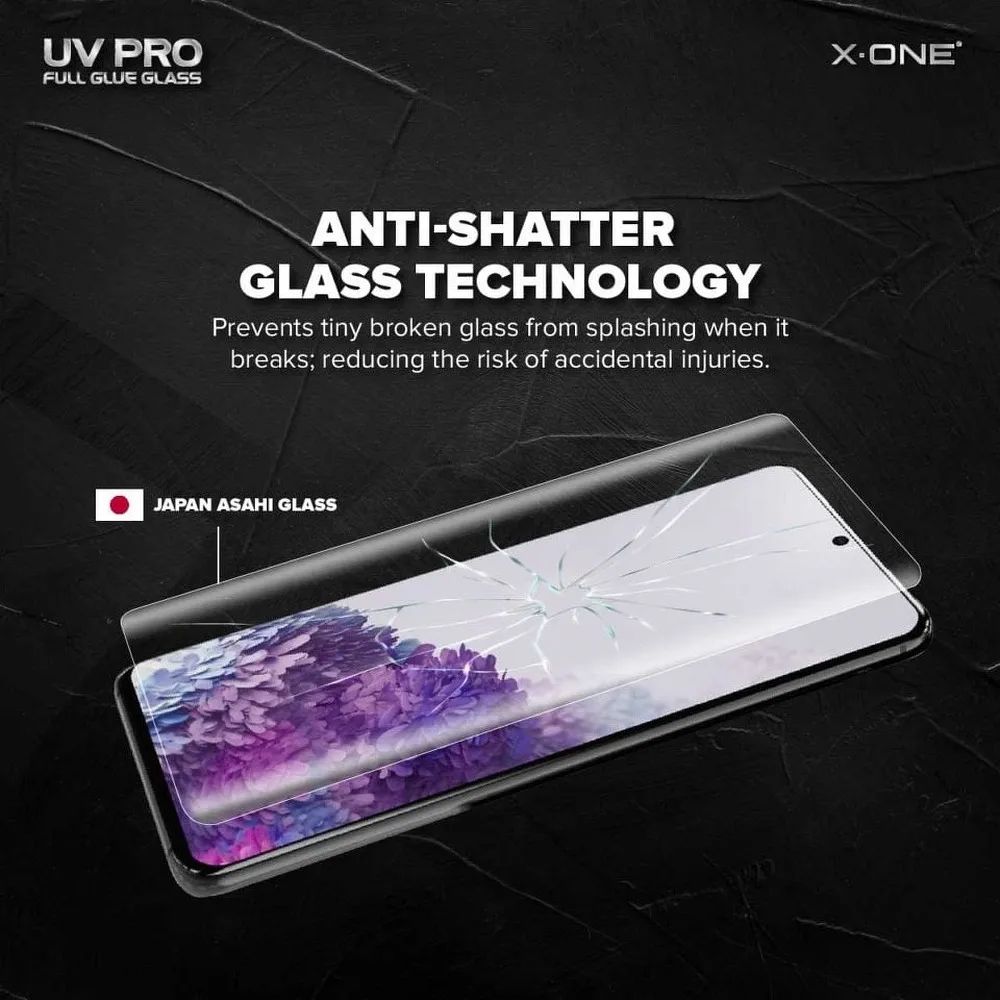 UV PRO Tempered Glass X-ONE - for Samsung Galaxy NOTE 20 Ultra (case friendly) - Image 4