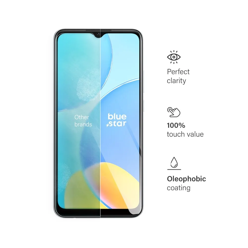 Tempered Glass Blue Star - Oppo A15s - Image 9