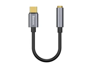BASEUS adapter AUX Type C (male) to Jack 3,5 mm (female) CATL54-0G gray