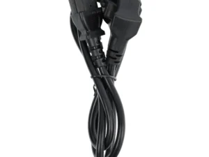 Power cable for computer PC / printer / monitor 230V 16A 1 m black