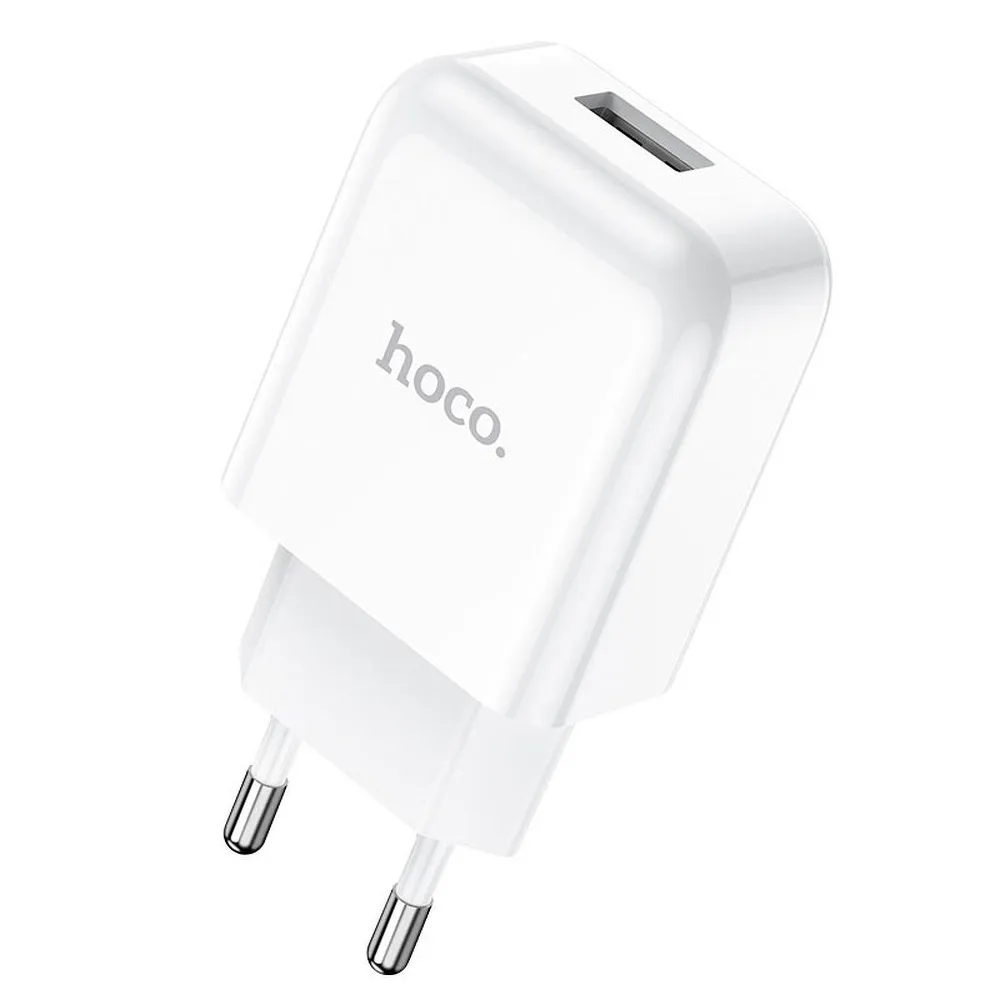 HOCO travel charger USB A + cable USB A to Type C 2.1A N2 white - Image 2
