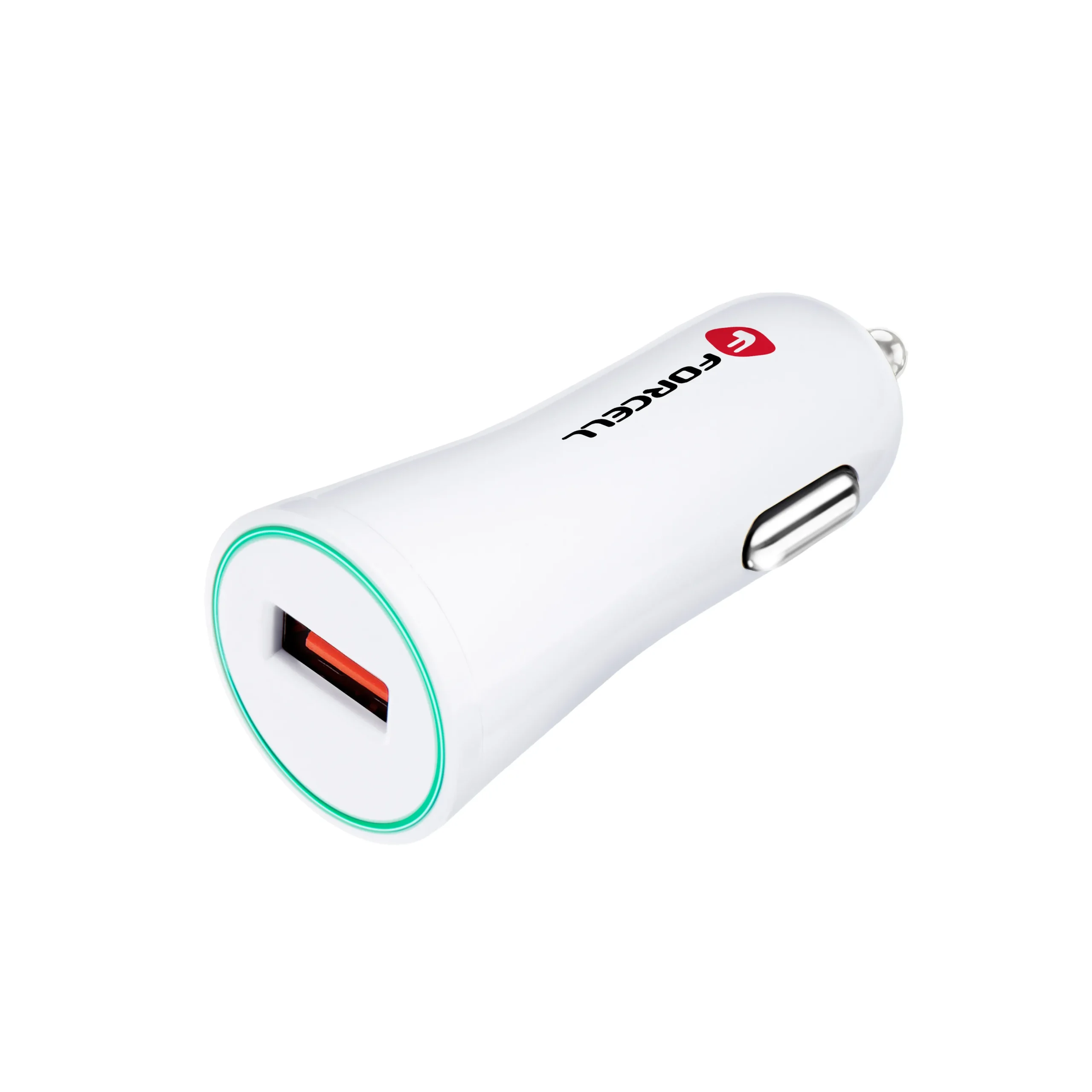 FORCELL F-ENERGY TFK-CC-095 autós töltő, USB-A, QC3.0, 2,4 A, fehér - Image 2