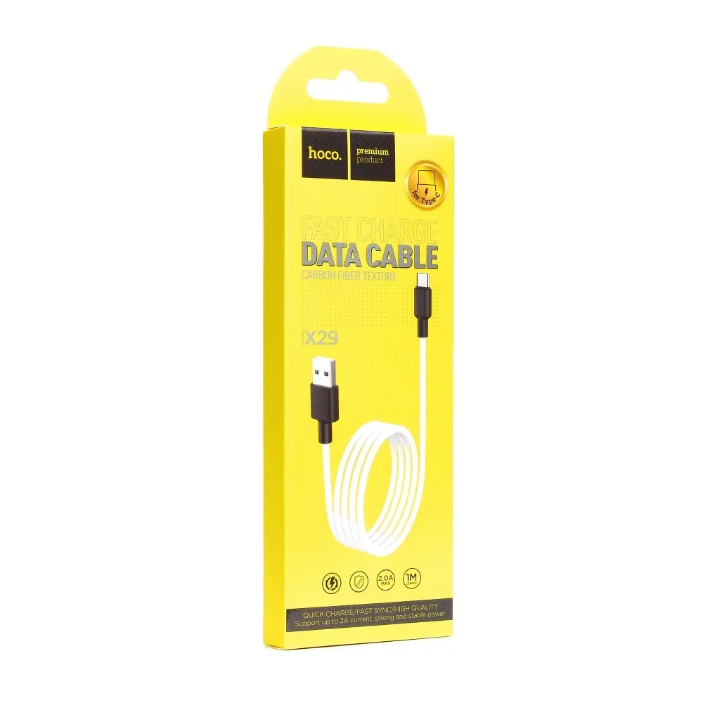 HOCO cable USB A to Type C 2A X29 1 m white