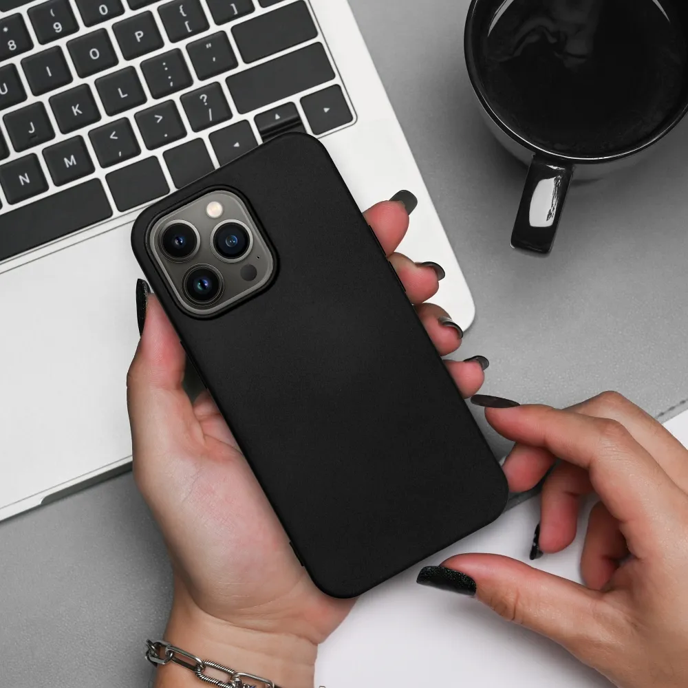 SILICONE case for HUAWEI P30 Lite black - Image 11
