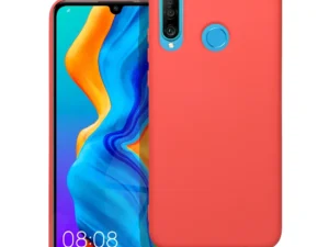 SILICONE case for HUAWEI P30 Lite peach