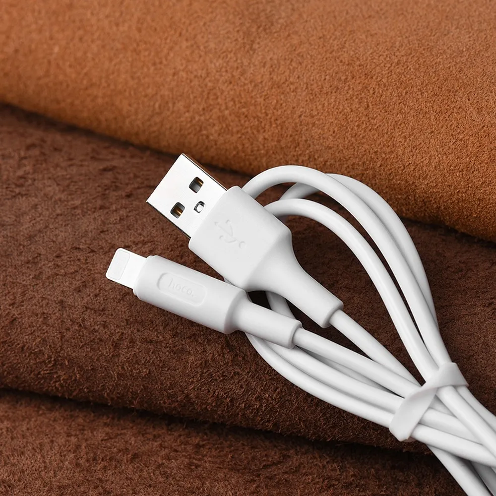 HOCO cable USB A to Lightning 2A X25 1 m white - Image 4