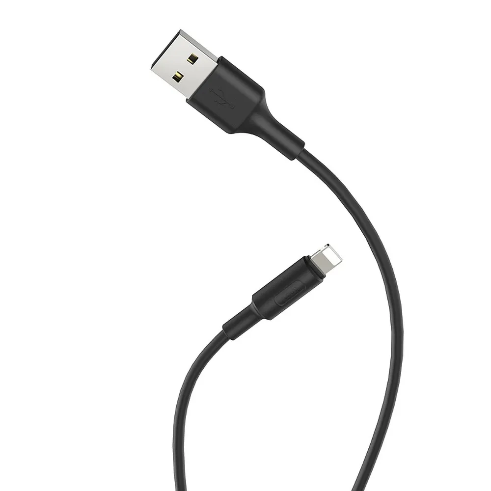 HOCO cable USB A to Lightning 2A X25 1 m black - Image 4