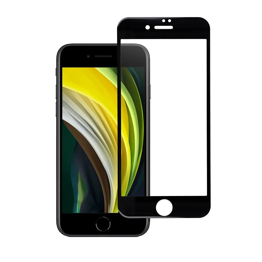 Tempered Glass Blue Star - APP IPHONE 7/8/SE 2020 5D Full Cover black - Image 2