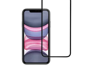 Tempered Glass Blue Star - APP IPHONE Xr/11 5D Full Cover black