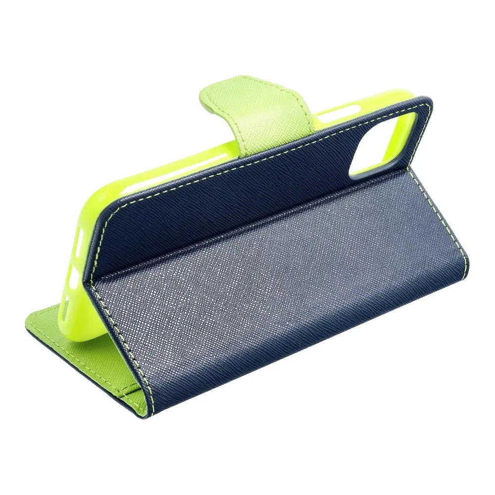 FANCY Book case for SAMSUNG A11 navy/lime - Image 3