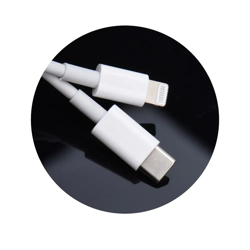 Cable Type C to Lightning PD 2,4A 18W 1 m white - Image 3