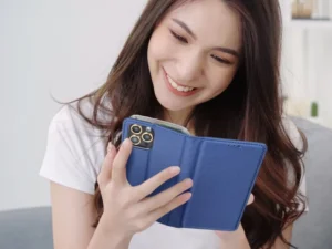 SMART CASE Book for  SAMSUNG J4+ ( J4 Plus )  navy blue