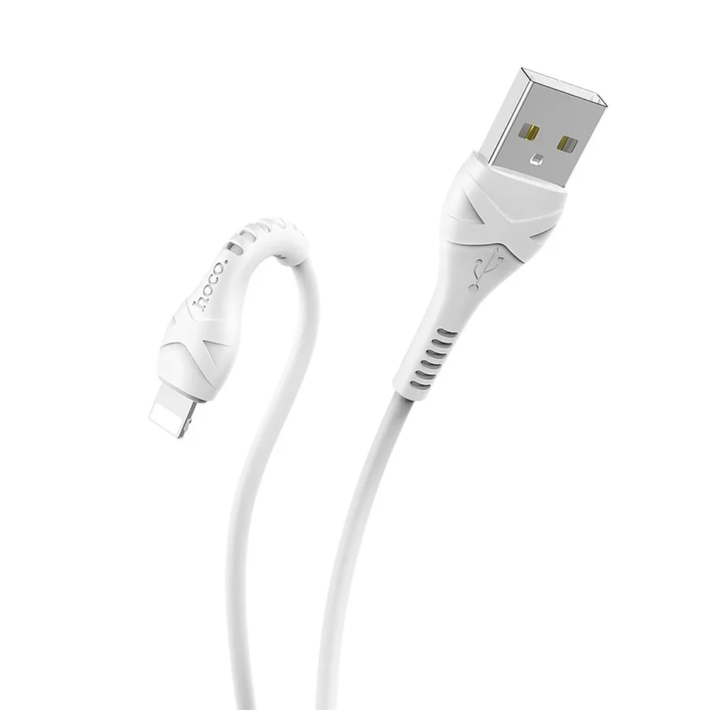 HOCO cable USB A to Lightning X37 1 m white - Image 3