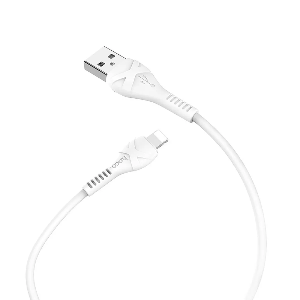 HOCO cable USB A to Lightning X37 1 m white - Image 2