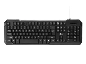 ART wire keyboard USB A QWERTY AK-46U black
