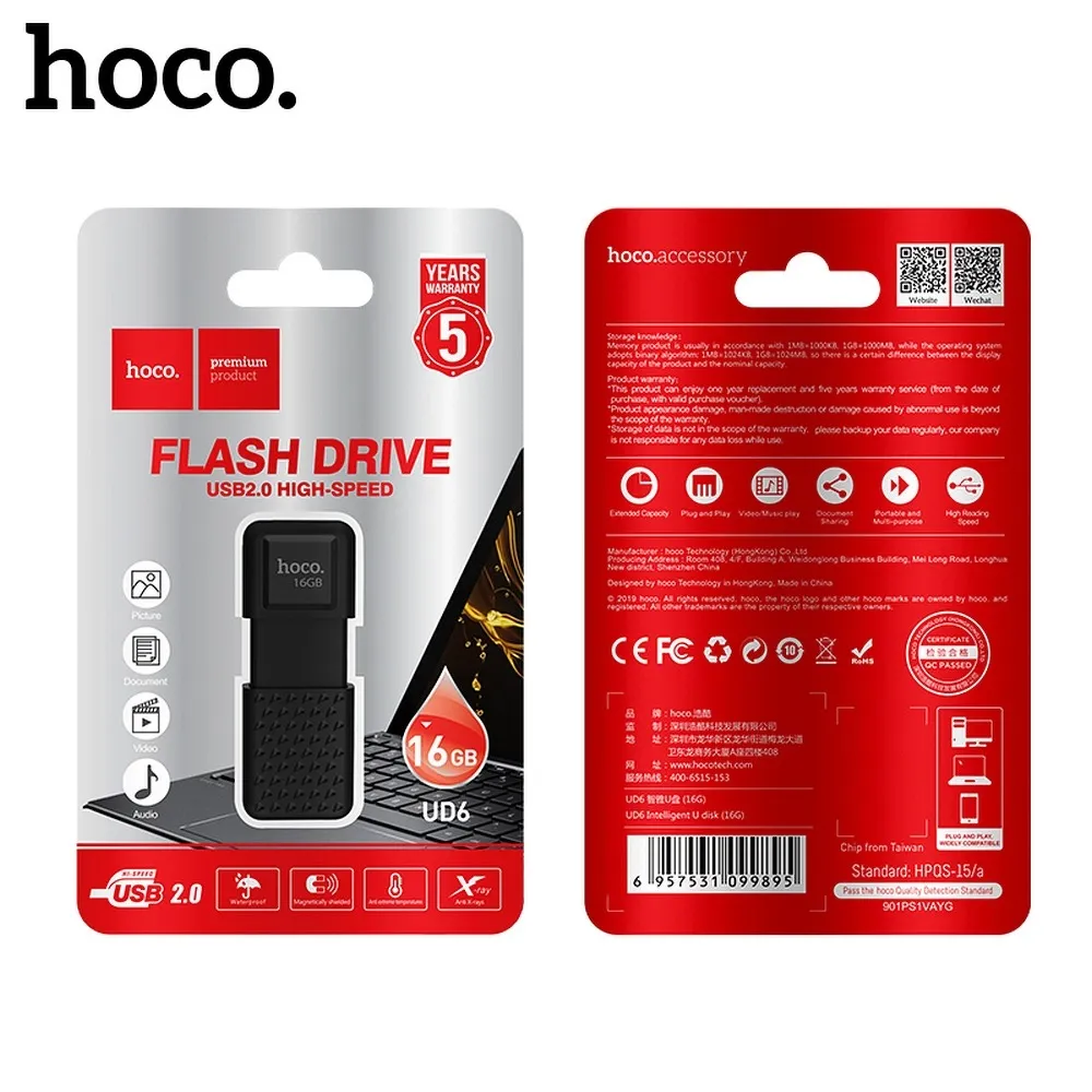 HOCO pendrive UD6 16GB USB2.0 - Image 6