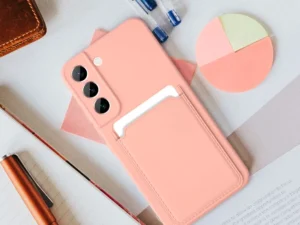 CARD case for SAMSUNG S24 FE pink