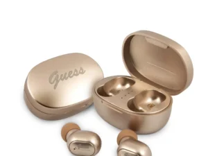 Bluetooth Earphones Stereo TWS GUESS  V5.0 4H MUSIC TIME with docking station gold ( GUTWST30GO )