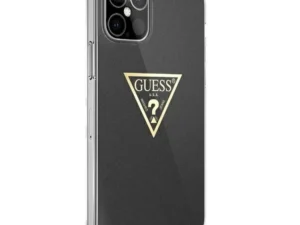 GUESS case for IPHONE 12 Mini GUHCP12SPCUMPTBK (Metallic Collection) black