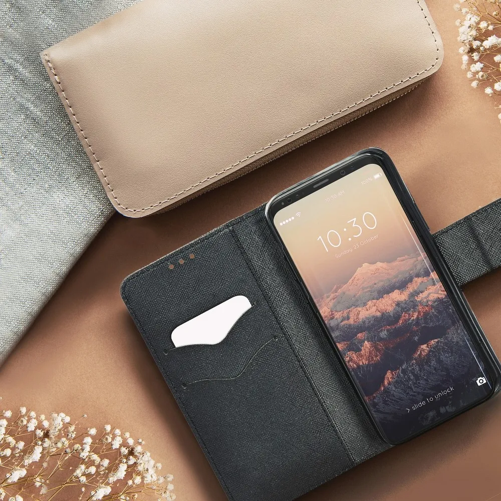 FANCY Book case for XIAOMI Redmi 9A gold / black - Image 8