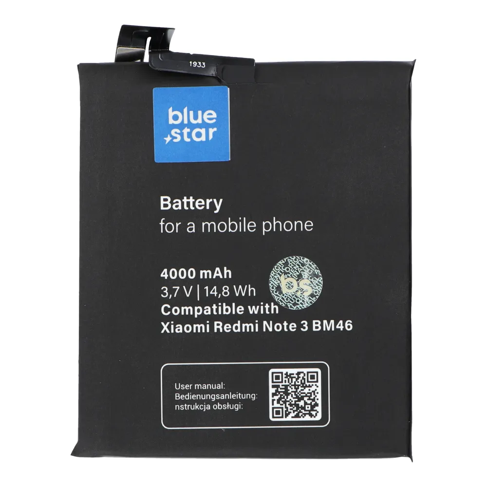 BLUE STAR battery for XIAOMI REDMI NOTE 3 (BM46) 4000 mAh - 8. kép