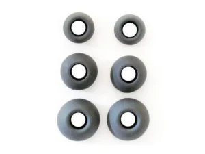 Rubbers for Earphones (3 Size in Set) black