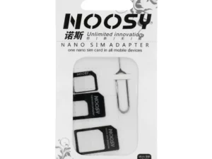 Adapters Nano SIM/Micro, Micro Sim and Nano/Sim (NOOSY 3in1) black