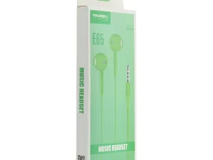 Wired earphones with micro Jack 3,5mm PA-E65 green